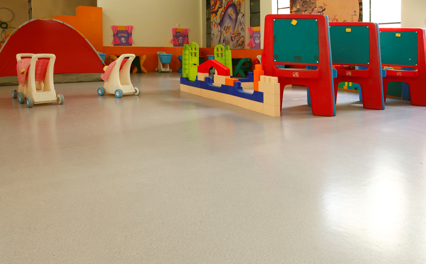 幼兒園專用地板的優勢【騰方PVC地板】